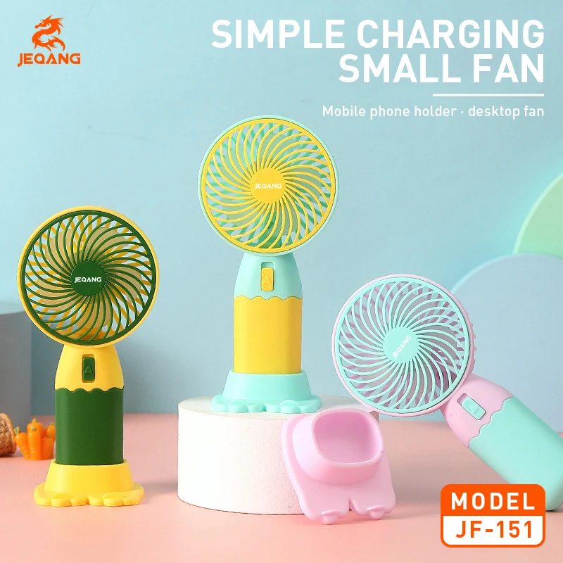 Portable Mini USB Rechargeable Quiet Personal Cooling Fan for Travel Office Outdoor Use-Consumer Electronics