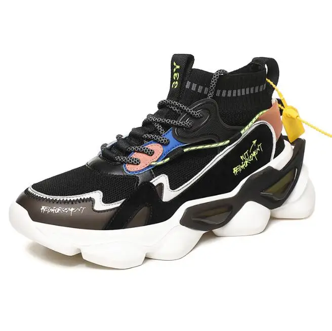 Men Chunky Sneakers,Platform Male Shoes 