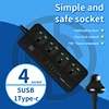 936-PD-4 prise+5 USB+1 Type C+ Noir