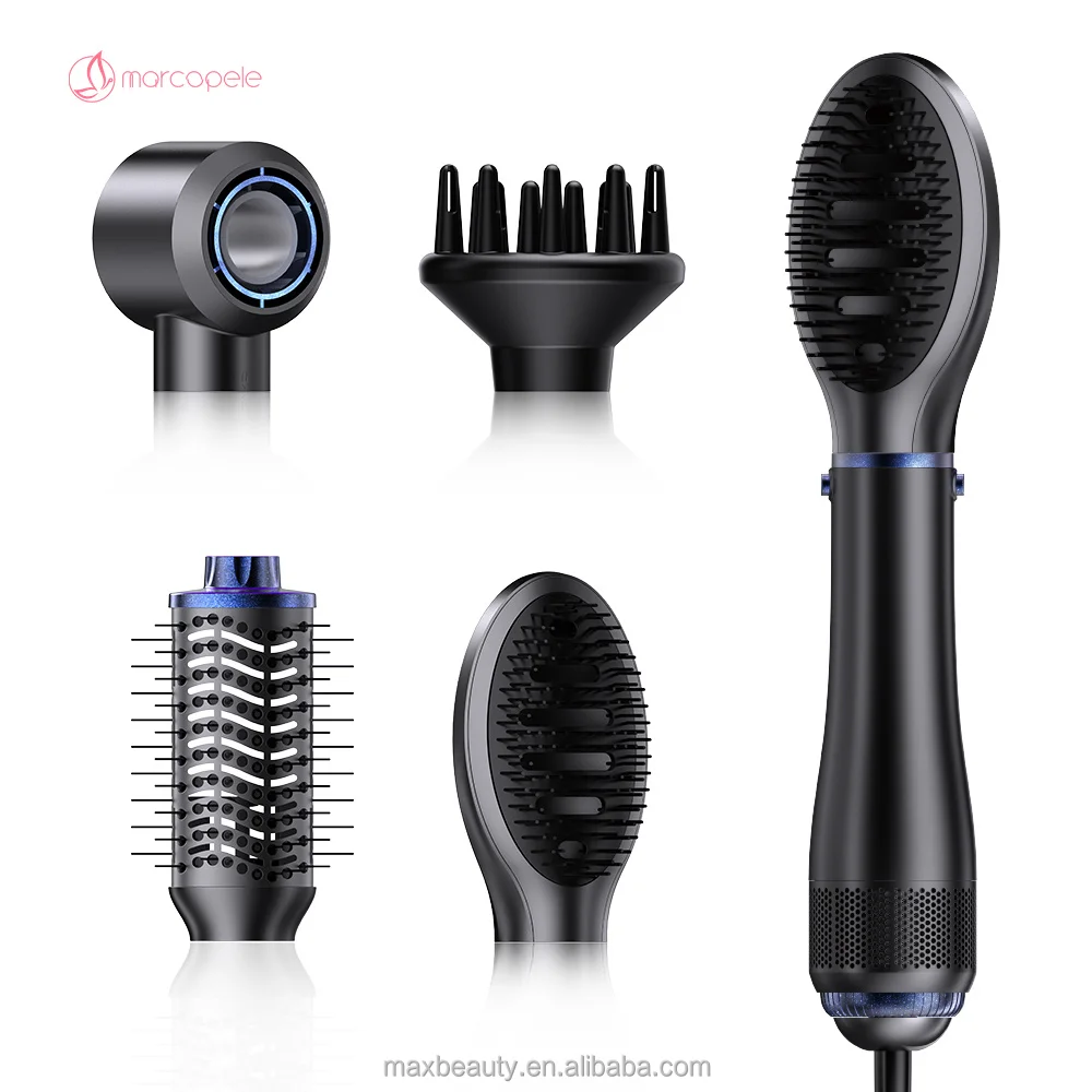 Max Beauty Hair Straightener Brush Negative Ion in Hair Styling Tool  Set Hair Dryer and Hot Air Brush