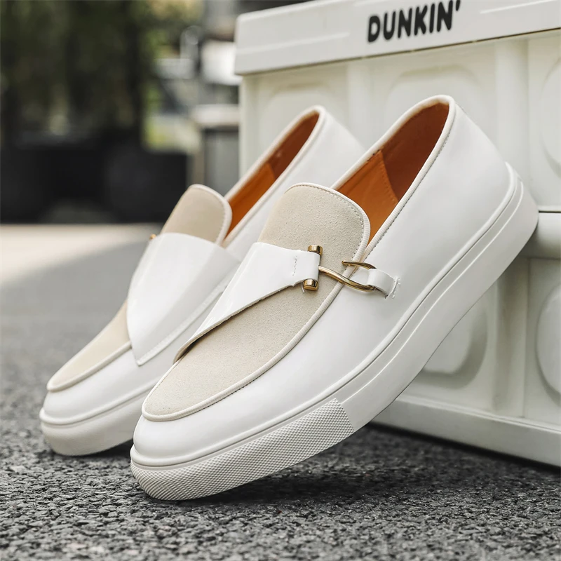 Latest Design White Color Hook Formal Wedding Shoes Classic Round Toe Business Men Casual Dress Shoes Latest Design White Color Hook Formal Wedding Shoes Classic Round Toe Business Men Casual Dress Shoes