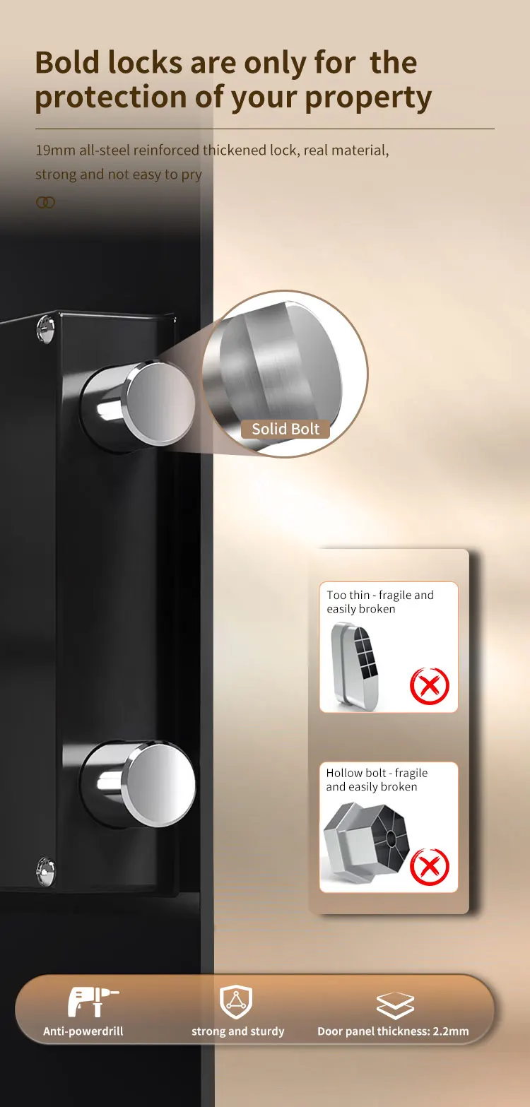 CEQSAFE High Quality Metal Door Lock Small Safe Home Electronic Safe Box factory