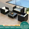 Flat-top single double square coffee table storage