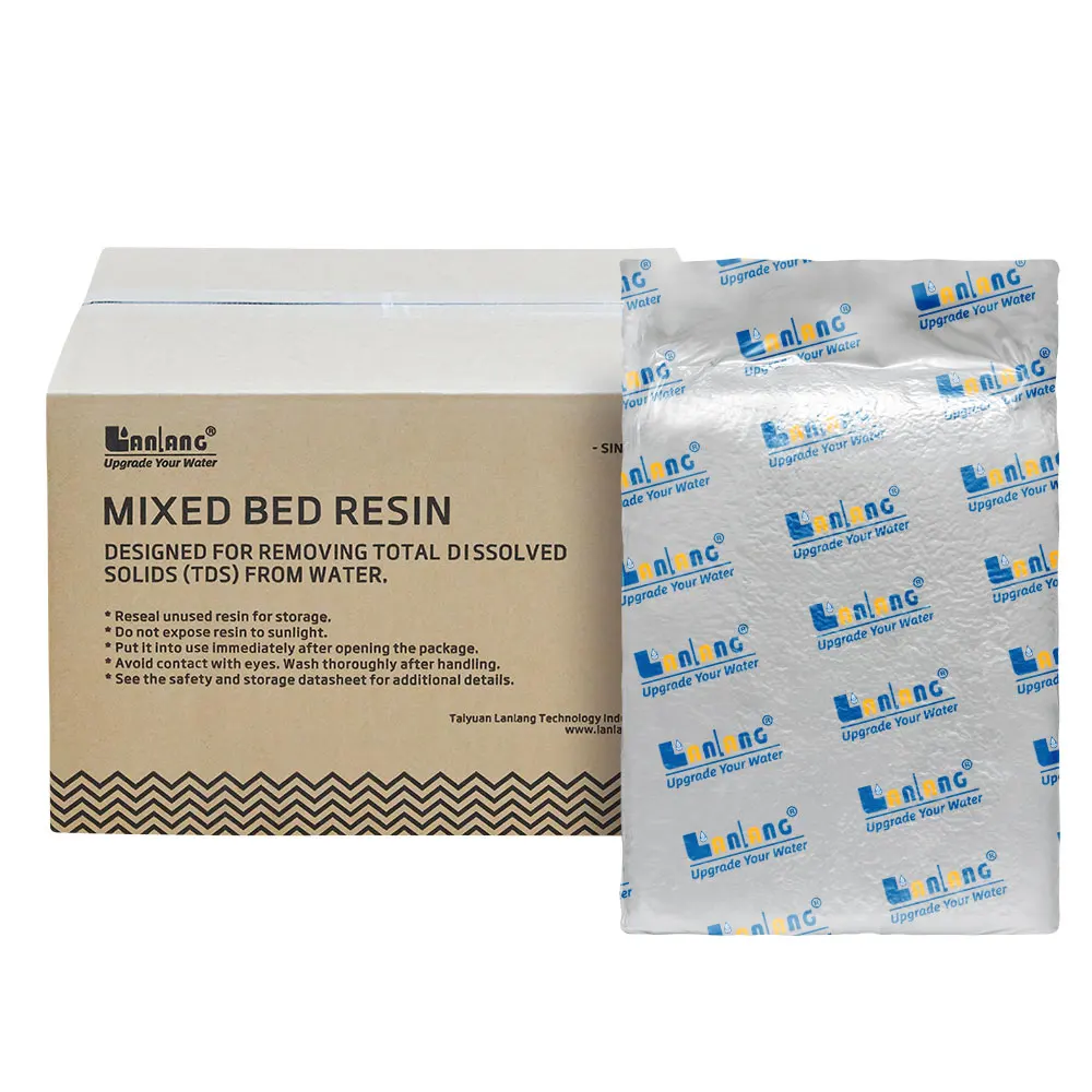 Lanlang High Resistivity Ultrapure Water Resins Mb400 Mixed Bed Ion Exchange Resin Car Washing Aquarium Mixed Bed Resin