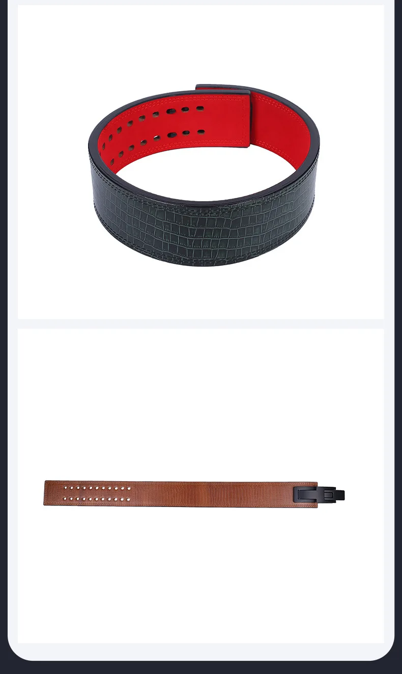 Wholesale Gym Training Heavy Duty Leather Weight Lifting Belt Sbd Lever