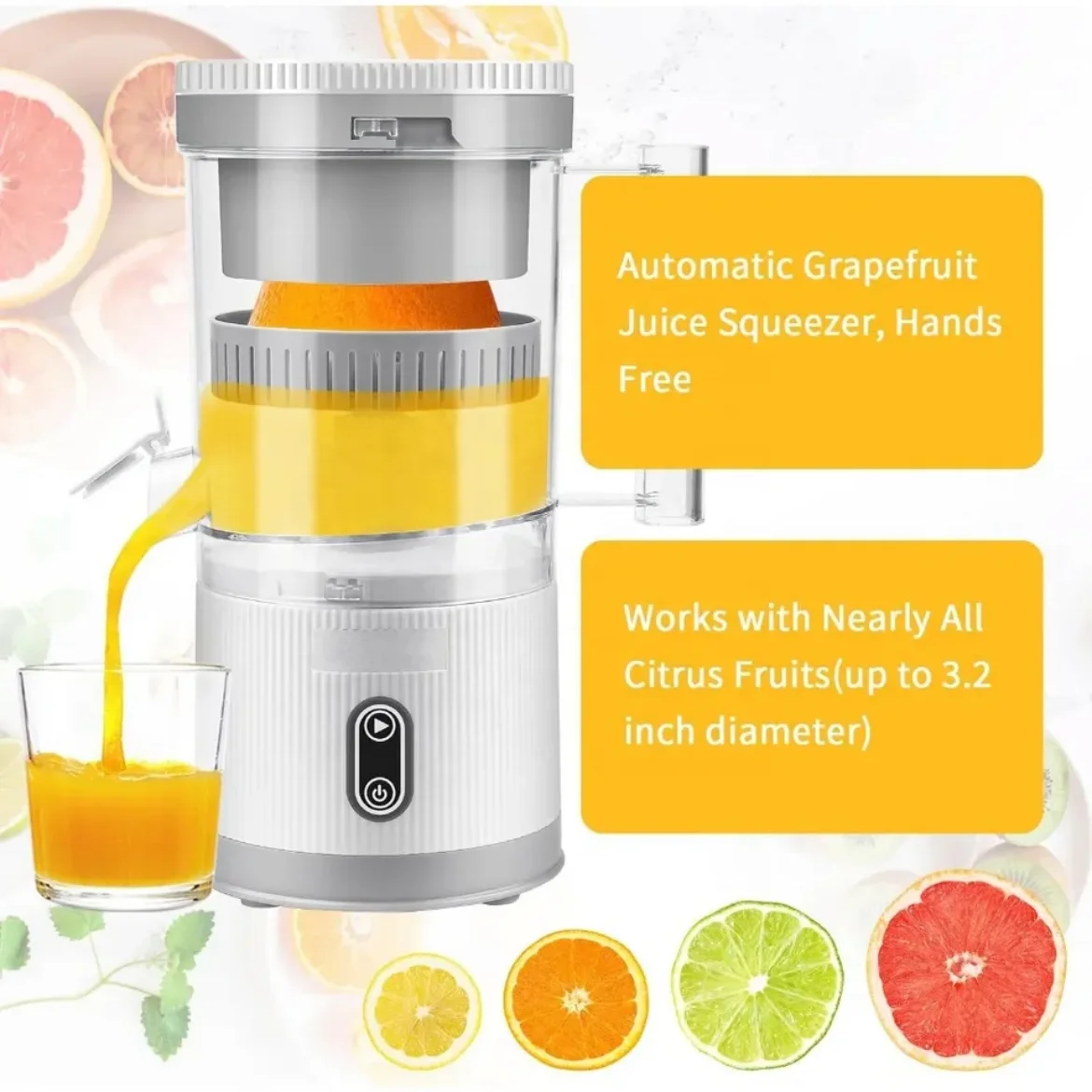 USB Citrus Juicer Portable Electric Lemon Squeezer