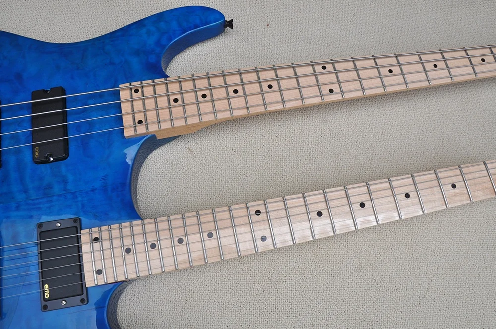 Electric Guitar With Amp - 4+6 Strings, Right-handed, Oem