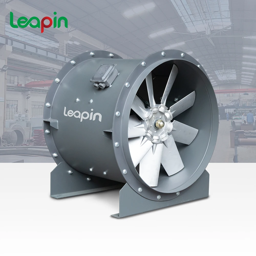 Leapin 380V Motor Explosion Proof Axial Flow Fans for Industry Condenser With Aluminum Alloy Metal Impeller