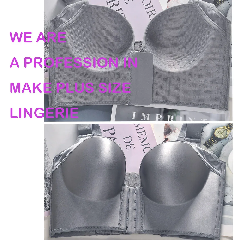 Women Shaper Bra Soft Adjustable Shoulder Straps Front Closure Supports