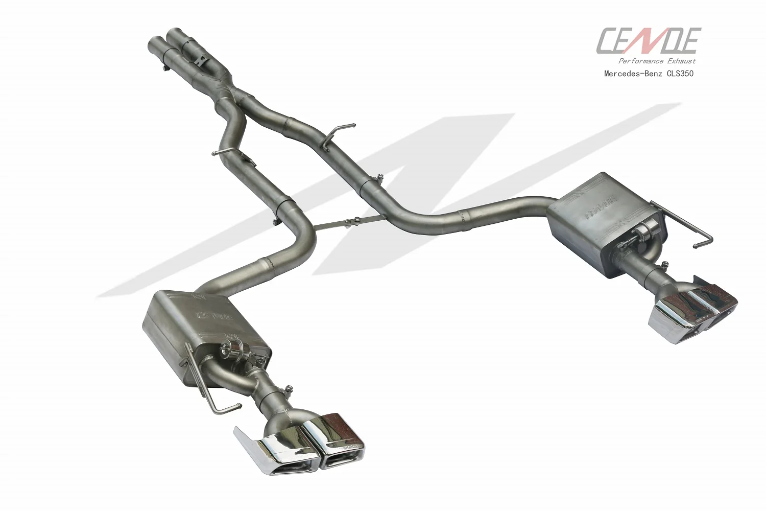 Ligne D'échappement Complète Pour Mercedes Sprinter 208/308 D (SWB) - Avec Catalyseur Et Silencieux - Neuf