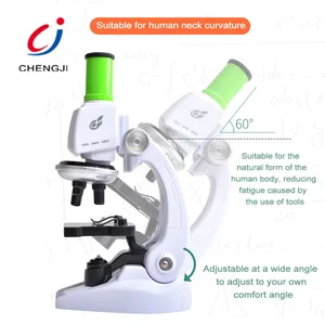 Intelligent Educational Science Plastic Children Learning Kids Microscope