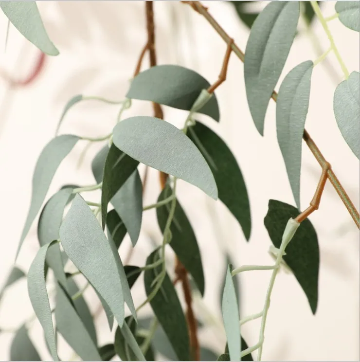 175 Cm Length Artificial Willow Branch Wedding Plant Wall Green Willow