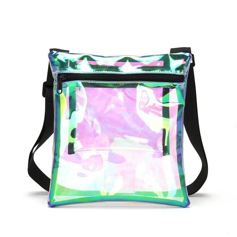 clear plastic sling bag
