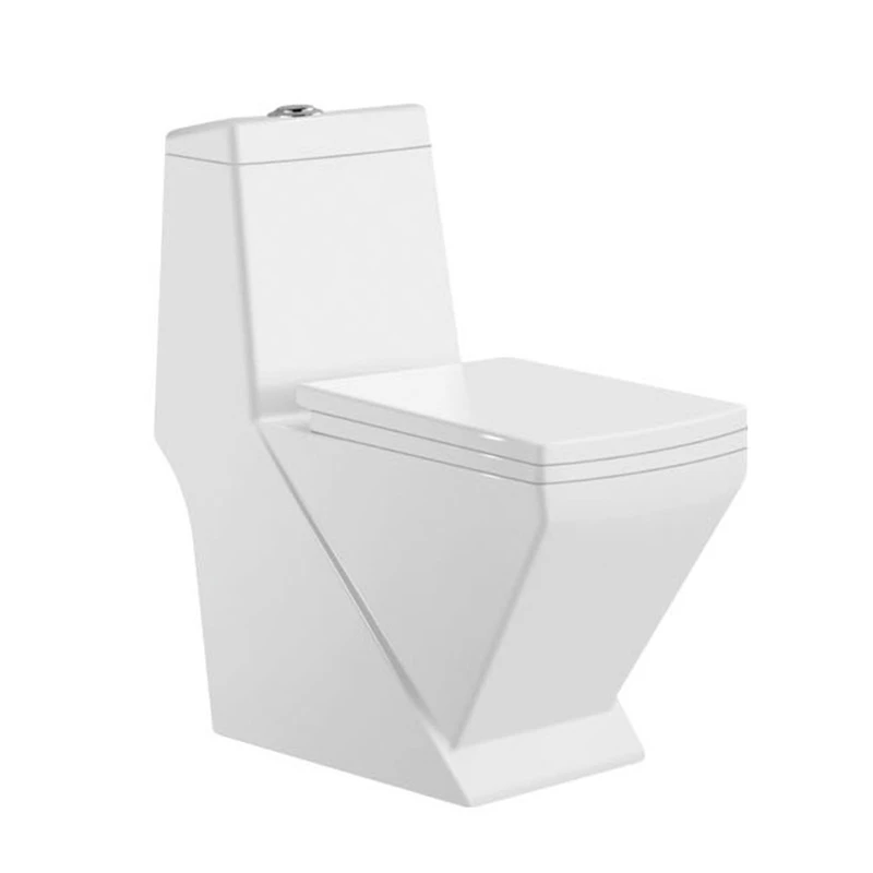 Square Style Bathroom Toilet Sanitary Ware WC Washdown One Piece Toilets Seat  With Good Prices