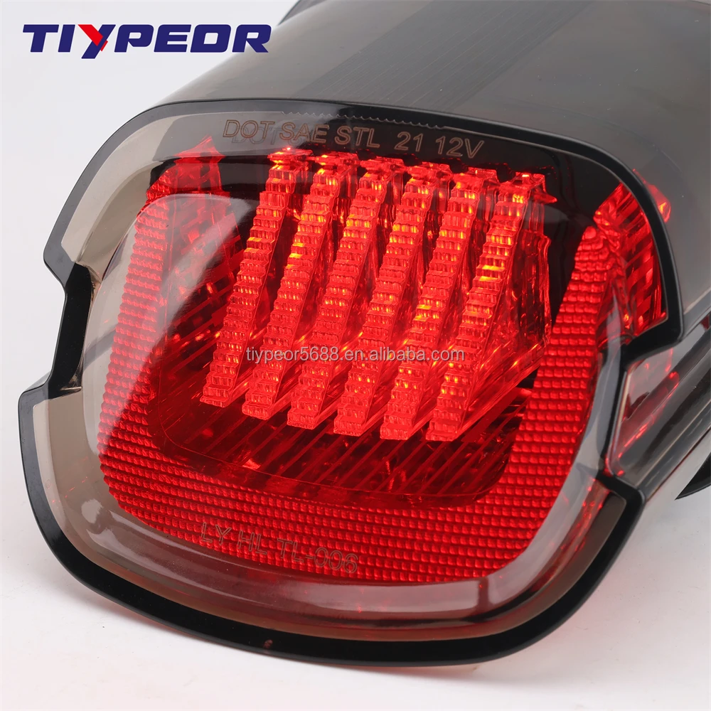product tiypeor wholesale price hover taillight for harleys davidson tail lights motorcycle led lamp with clear smoked color-11