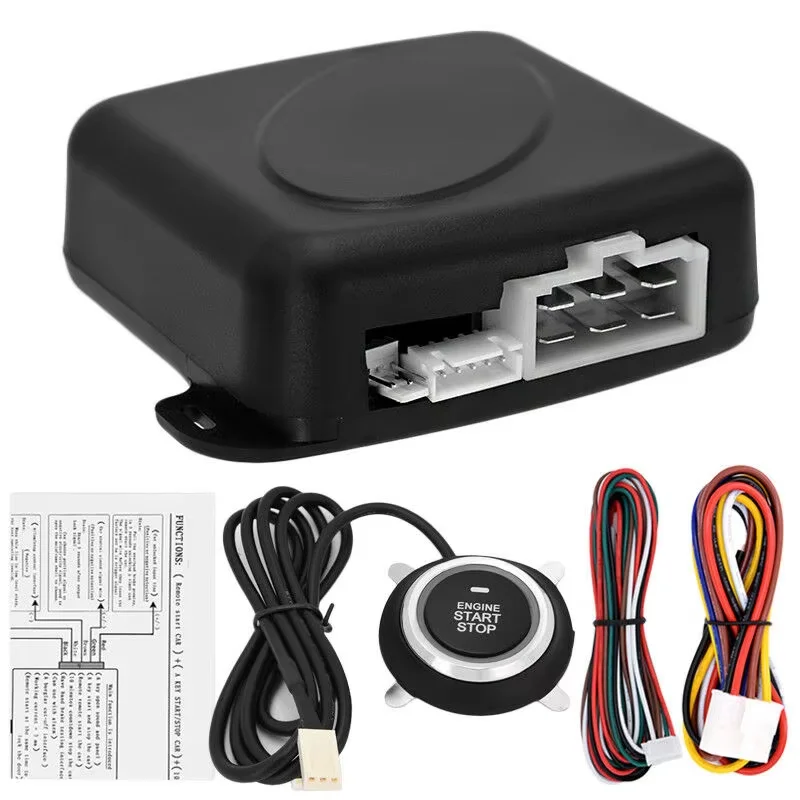 Remote Start Kit One Touch Starter Engine Keyless Entry Central Locking Smart Push Button Start Engine Ignition