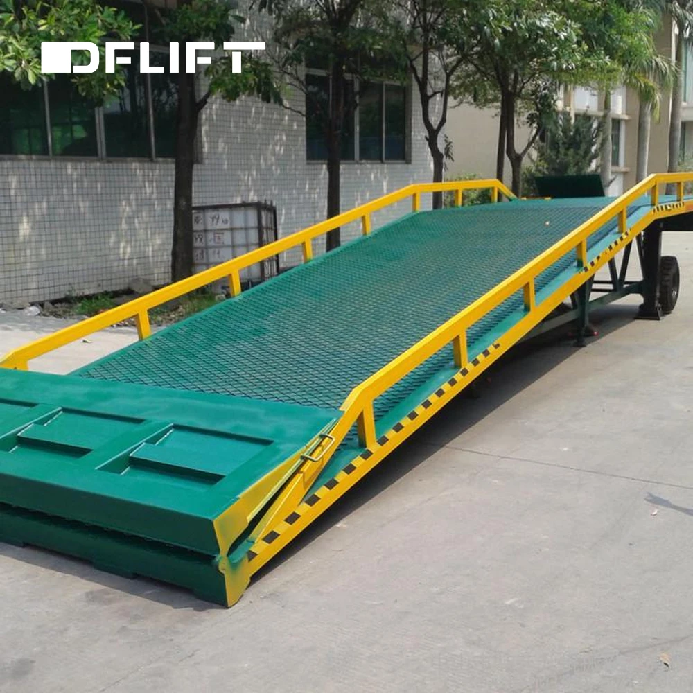DFLIFT Factory Mobile Loading Container Ramp 10000kg