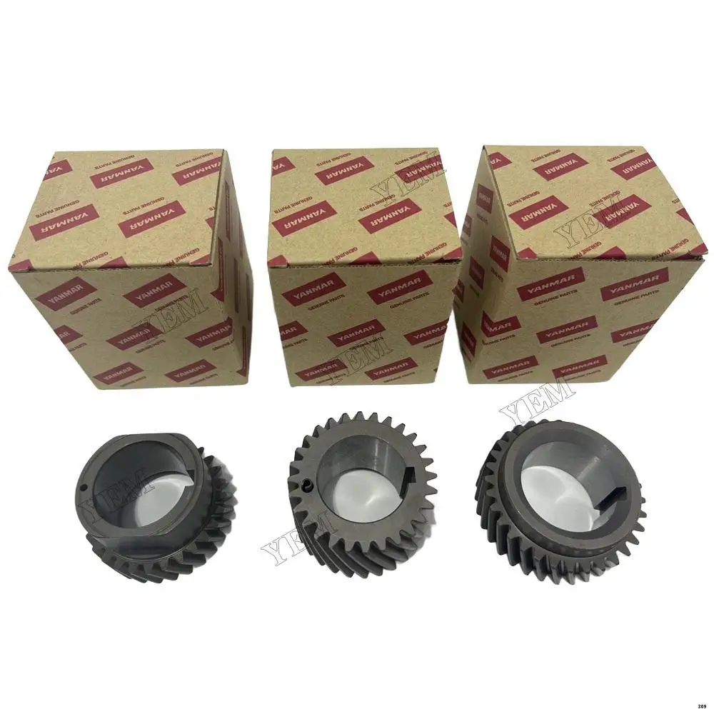 Construction Machinery 2TE67L 3TNV78 LA70 L70 Crankshaft Gear for Yanmar Diesel Engine Machinery Engine
