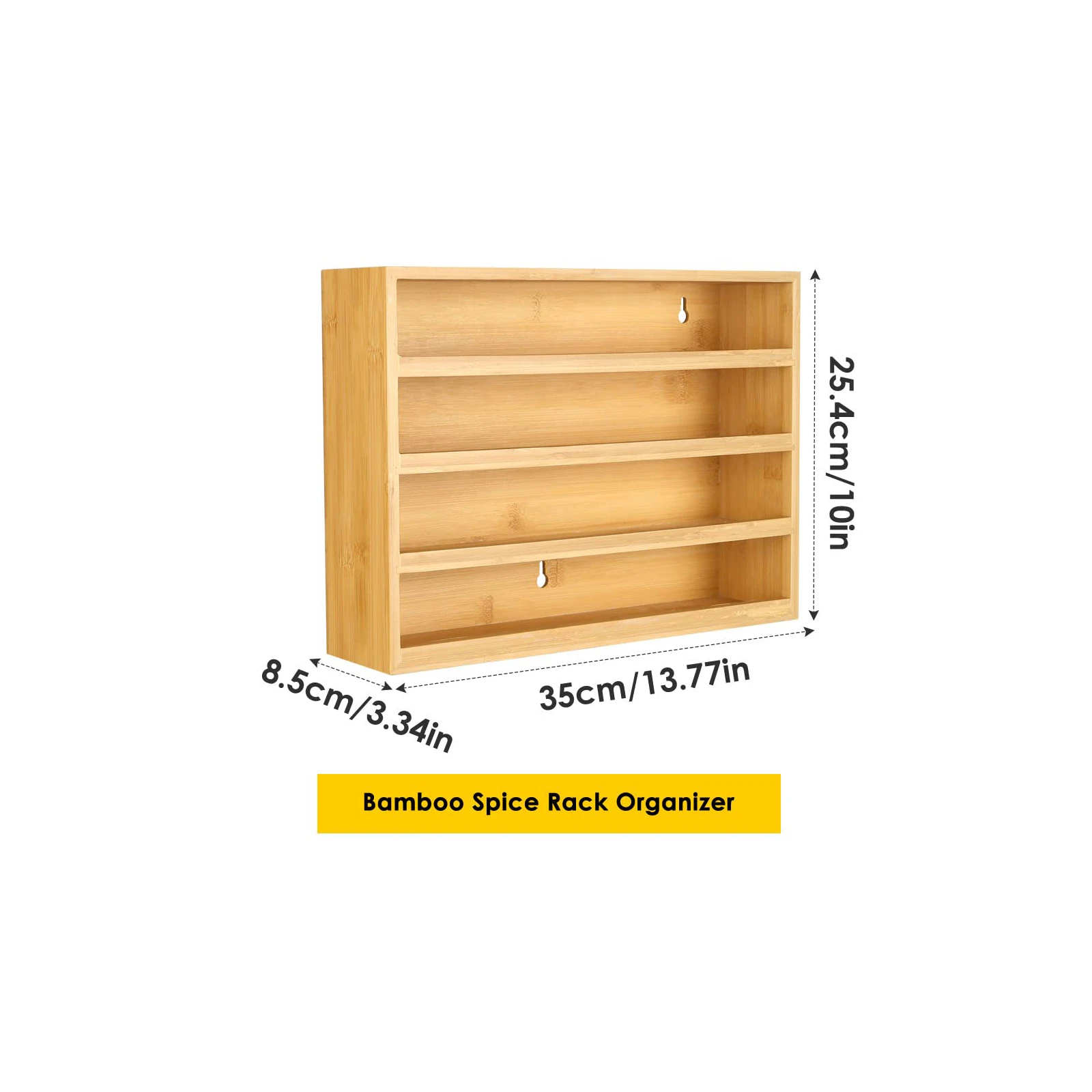 Bambus Gewrzregal Organizer Wandmontiert Gewrzaufbewahrungshalter  4-stufiges Holz-Hngeregal Gewrzorganizer Aufbewahrung Kche| Alibaba.com