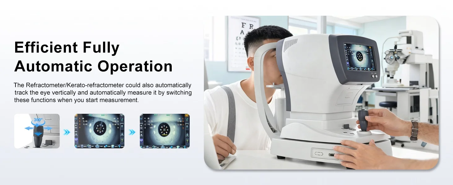 China High Quality Auto Refractometer FA-6500K Ce Approved Autorefractometer