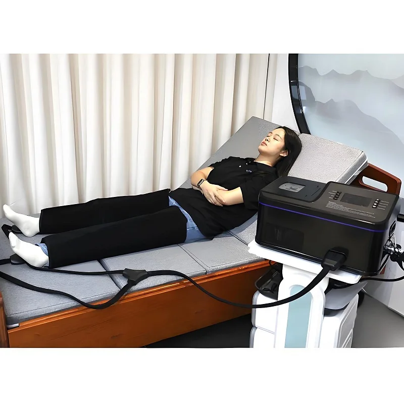Bacak için Yeni Y Bağlantılı Hortumlu Buzsuz Soğuk Basınçlı Tedavi Cihazı