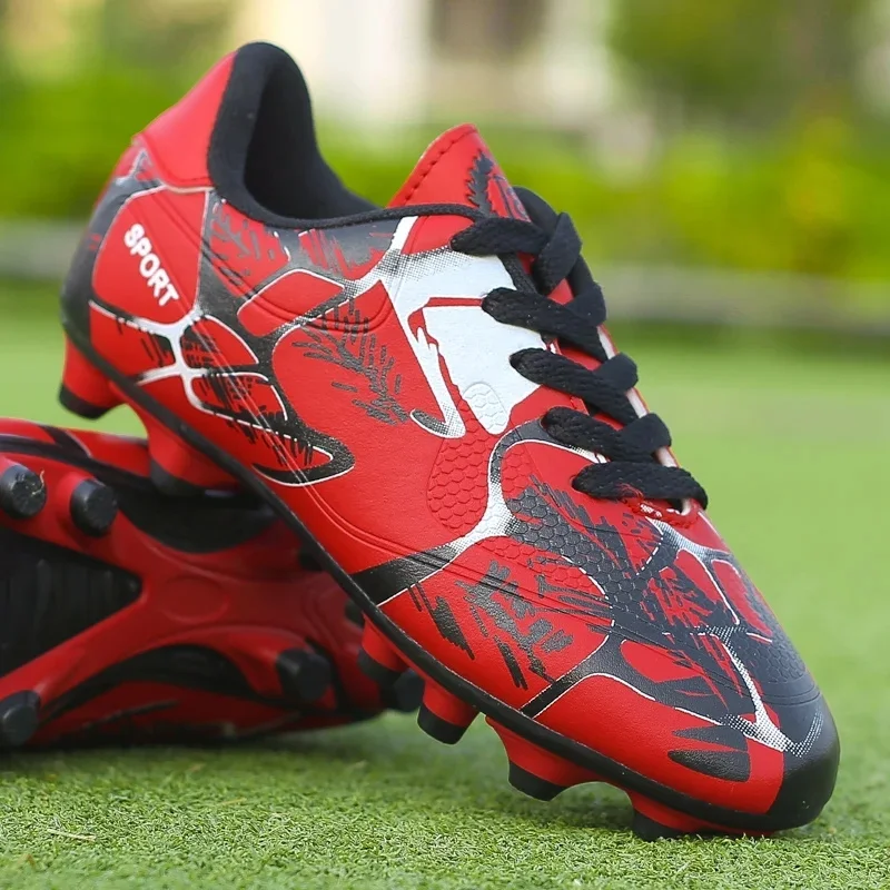 Children Football Shoes for Boy Turf Training Outdoor Sports Fast Soccer Tennis Pro  Boot for Kids