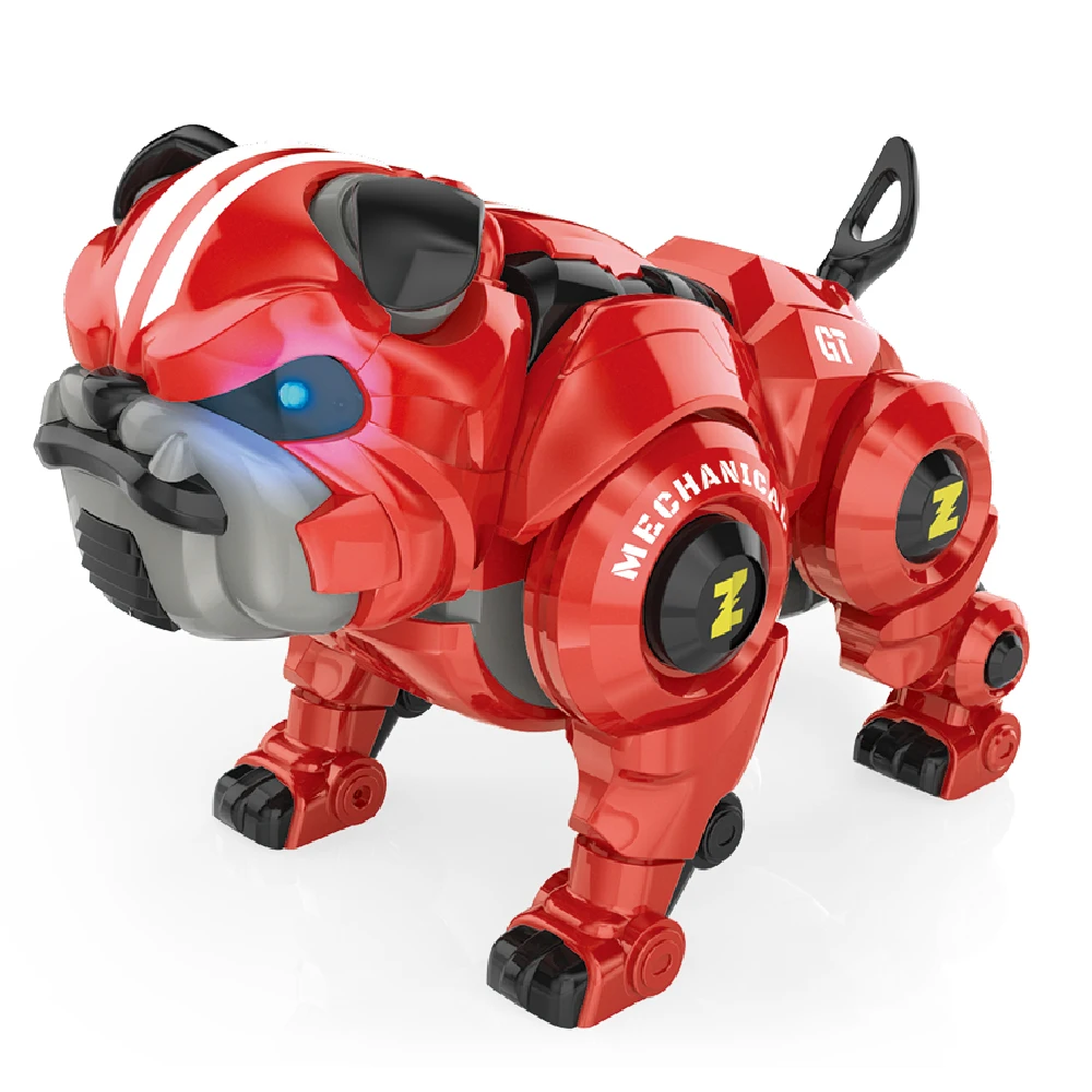 Global Funhood Remote Control Robot Dog Bulldog Toy with Touch Function Touch Control Rc Dog Robots Toys for Kids Mini Pet Dog
