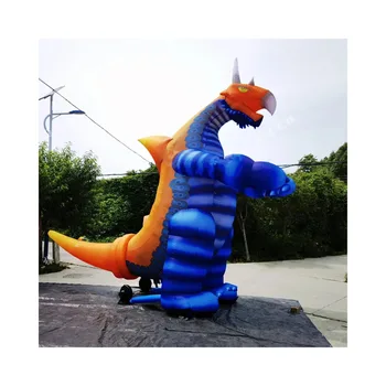 Christmas Decorations Outdoor Inflatable Cartoon Character For Advertising Giant Inflatable Dinosaur