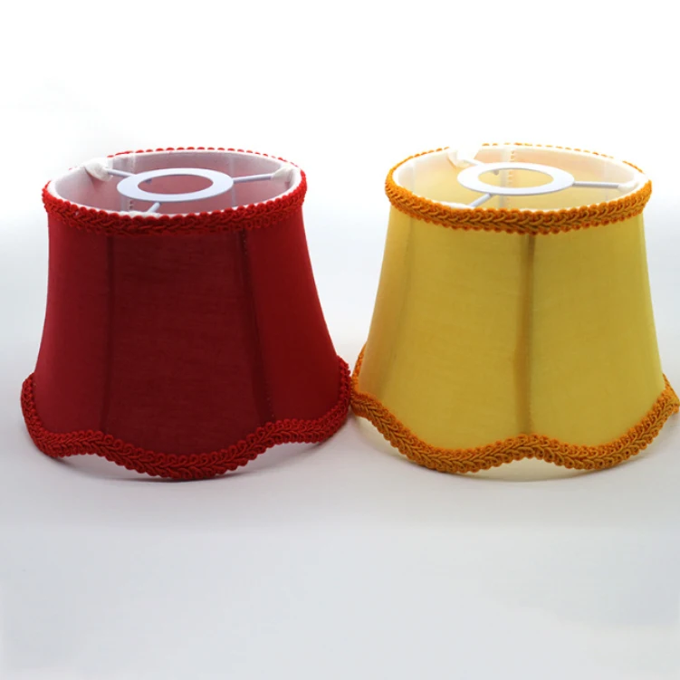 Luxshiny Stof lampenkap roze kroonluchter lampenkap trommel E27 clip op gloeilamp staande lamp vervangscherm lampafdekking voor tafellamp hanglamp wandlamp woonkamer decoratie