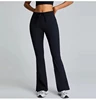 flare pants black