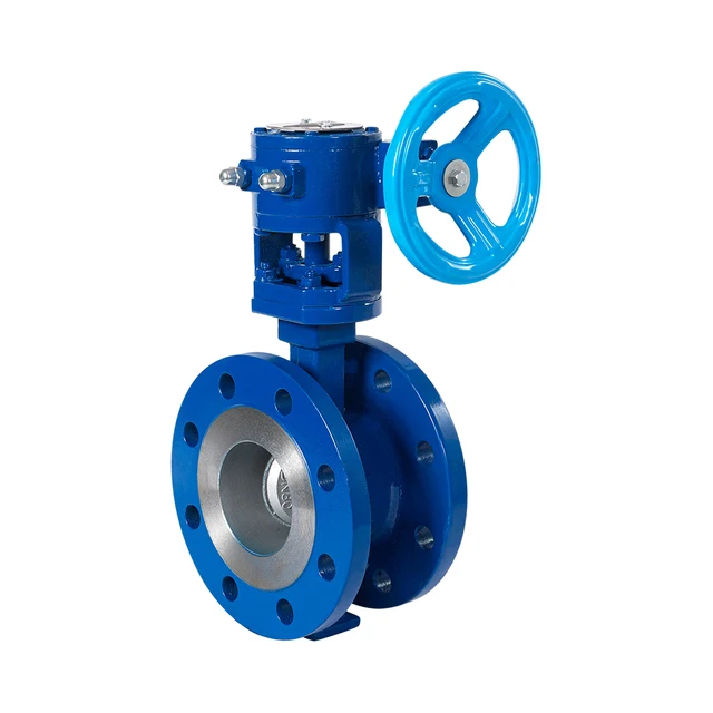 Three Eccentric Carbon Steel Valve D343H-16C Cast Steel Turbine Hard Sealed Flanged Butterfly Valve