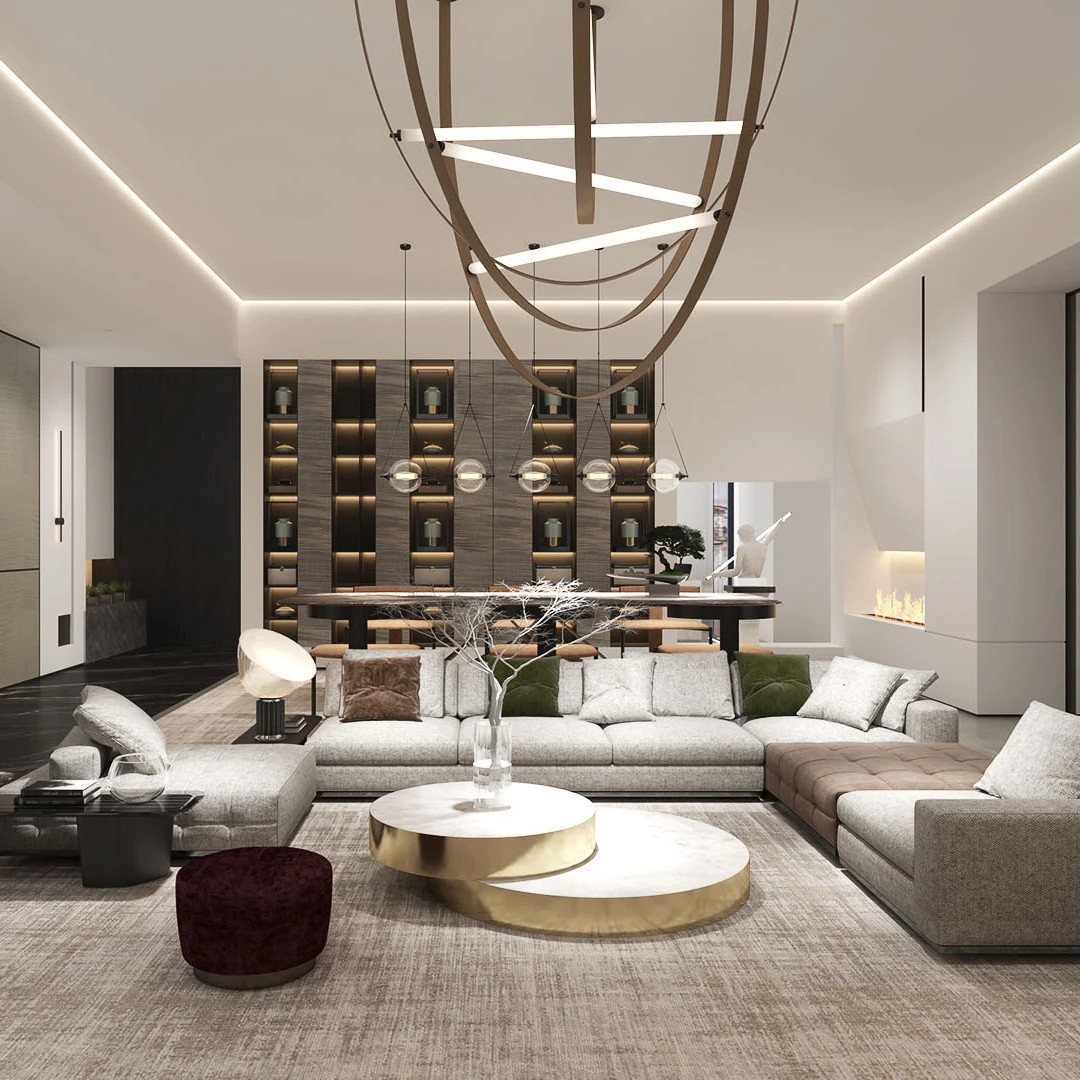 
 Современная архитектурная роскошная вилла, услуги 3D-дизайна, оптовая продажа, дизайн интерьера  