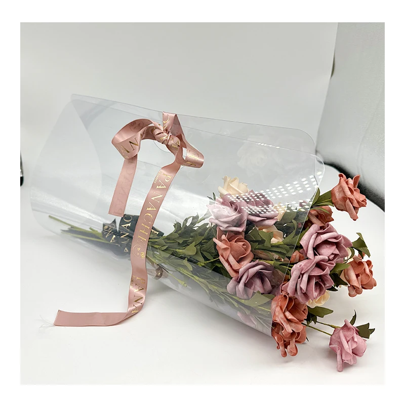 100Pcs Clear Plastic Flower Bouquet Sleeves - 24x16 Inch Cellophane Gift Wrapping Bags For Florists