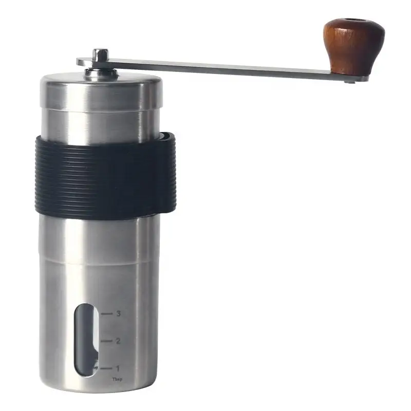 Wholesale Commercial Mini Coffee Grinder Adjustable Hand Manual Coffee Beans Grinder with for Cafe Home Travel Camping Office