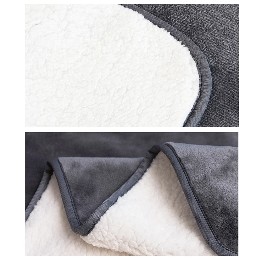 Soft Fleece Pet Blanket Durable Dog Blanket Waterproof Washable Cozy