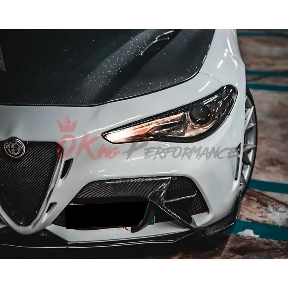 GTAMスタイルカーボンファイバー製フロントバンパーキット - アルファ