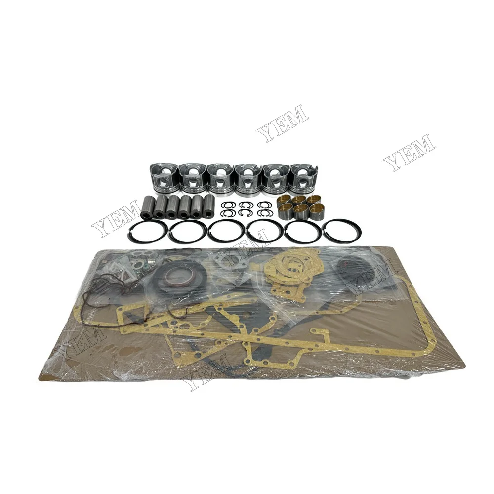 Overhaul Kit With Piston Rings Full Gasket Set Fit for Hino W06D Engine Parts 5