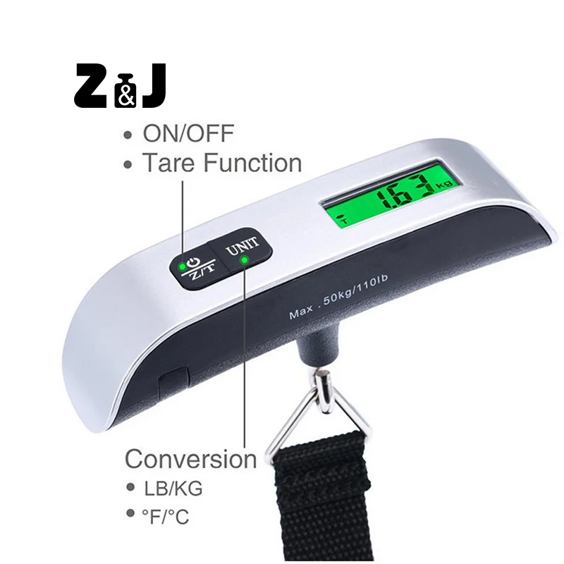 Luggage Scale Digital Portable Handheld Suitcase Weight For Travel With