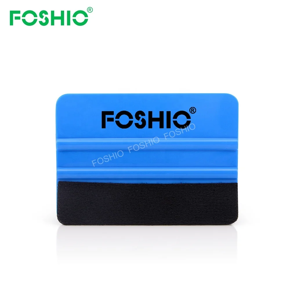 Embossed Imprint Custom Logo Service Felt Vinyl Squeegee Car Tools