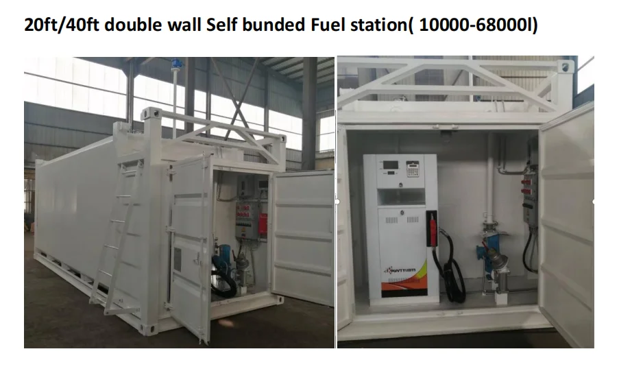 20ft And 40ft Container Filling Fuel Tank Mobile Fuel Station - Buy ...