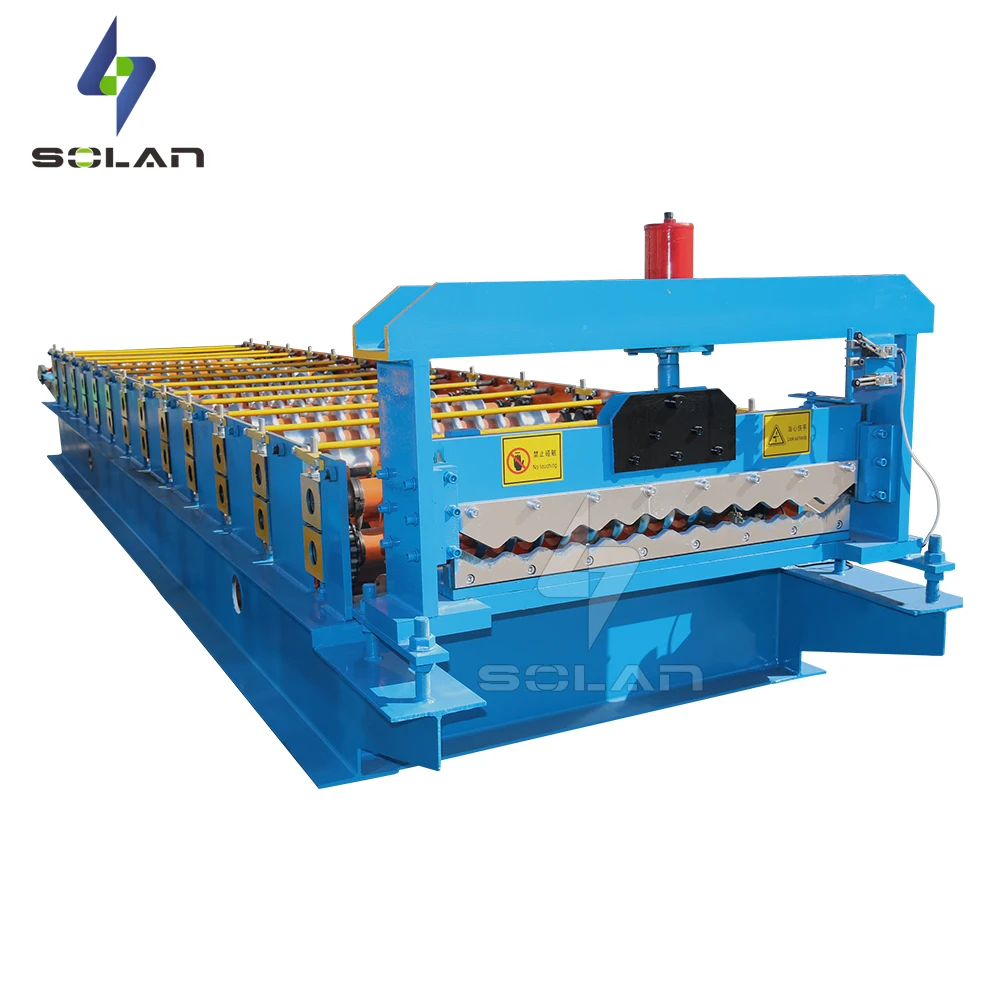 China Making High Quality And Best Price Corrugated Steel Roofing Sheet Making Machine For Building Material Machinery