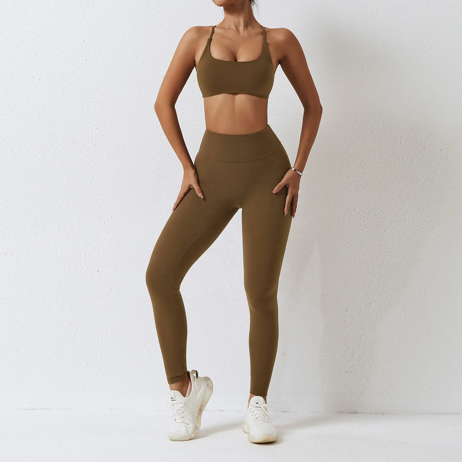 Damen Super Weicher Po-Former Workout Sport Fitness Kleidung Sexy Nahtloser  Yoga XXL Kurzer Vierwege-Stretch Trainingsanzug zum Laufen| Alibaba.com