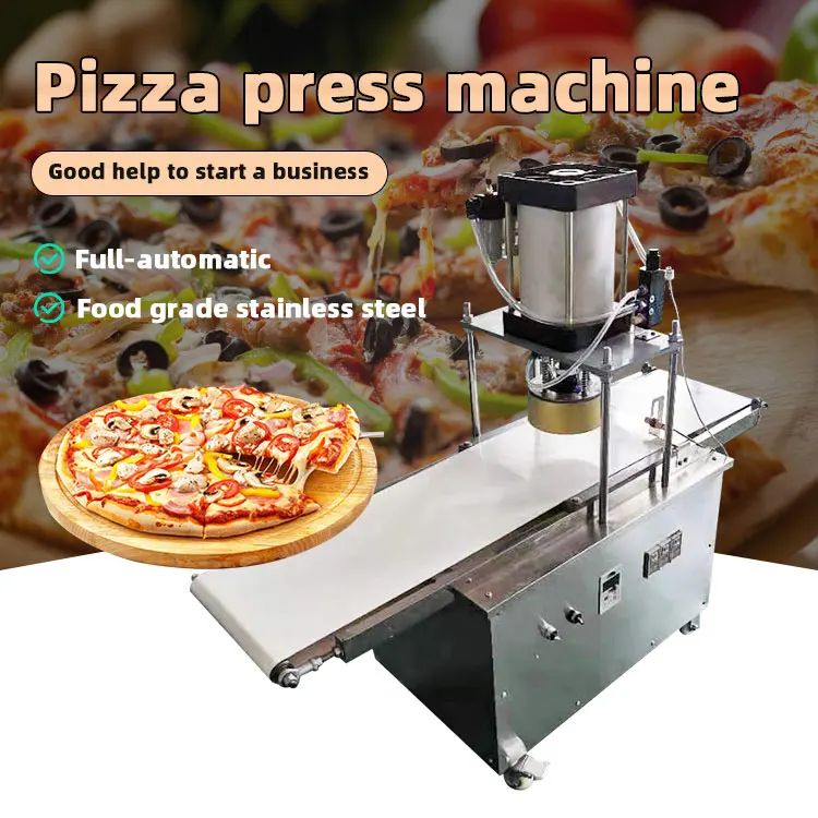 Factory Direct Sales Automatic Mini Pizza Making Machine Maker Oven Dominos Pressing Pastry Pres Manual Dough Pour