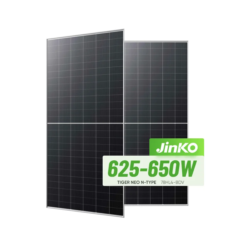 High Efficiency Jinko Solar Panels - 625W to 650W Bifacial