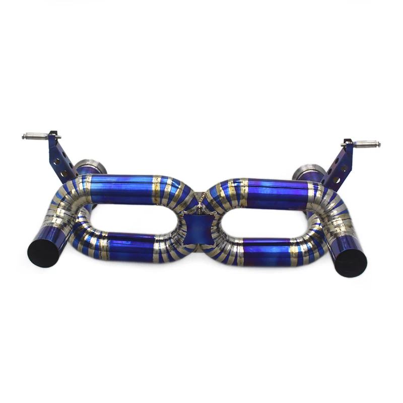 Custom Titanium Catback Exhaust System For Lamborghini Huracan / Evo Spyder 5.2 2019-2020