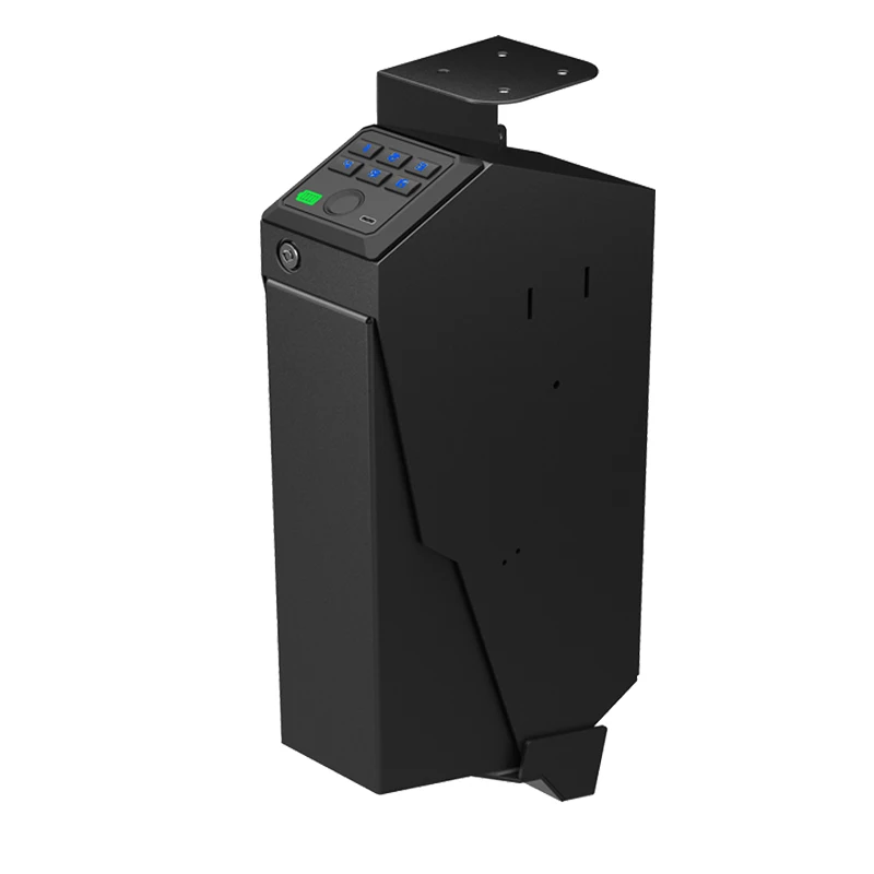 Ilock C3 Steel Metal Anti-Theft Fingerprint Password Key Lock Gun Safe-Wall Mountable Portable Executive Office Home Use