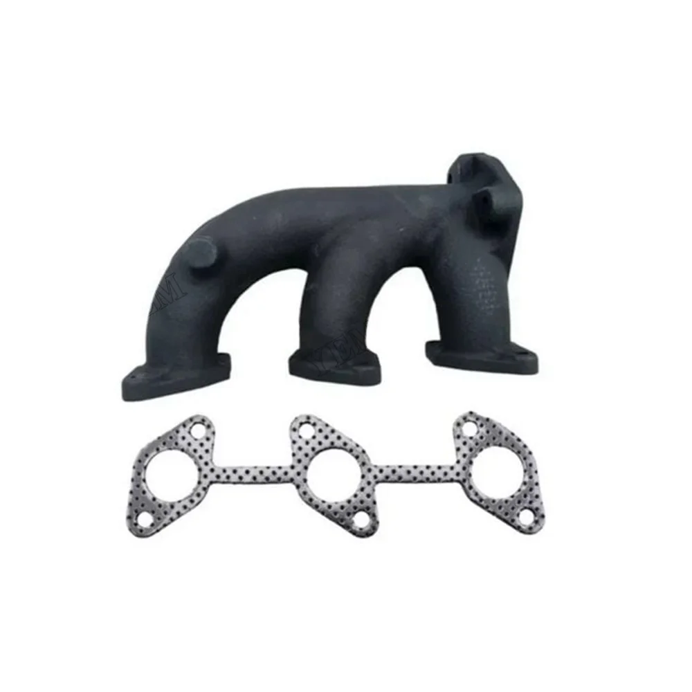 Exhaust Manifold 15862-12314 With Gasket 1G318-12350 for Kubota Engine D722 D782 DF752 WG750 WG752