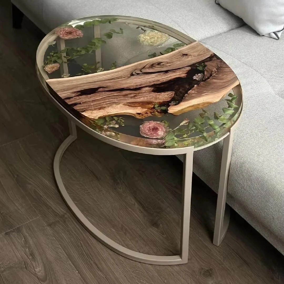 Large Modern Walnut Table Epoxy Resin River Table Sustainable  Luxury Modern Walnut Wood Dining Room Conference Table for Hotels