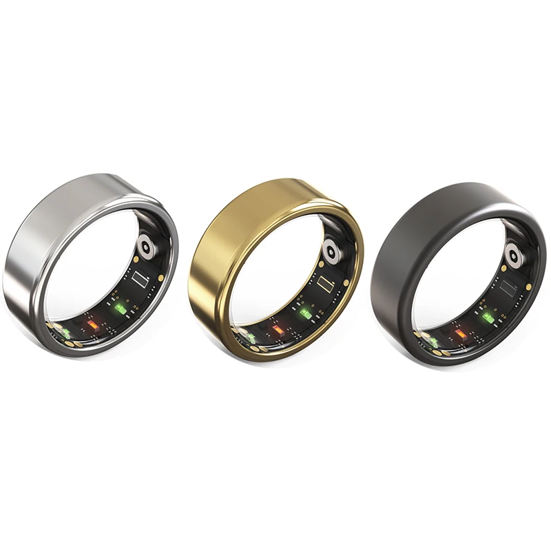 2024 Nova Smart Ring Remote Control Fitness Monitor Finger Digital Ring Blood Oxygen Sleep Health Tracker Ring