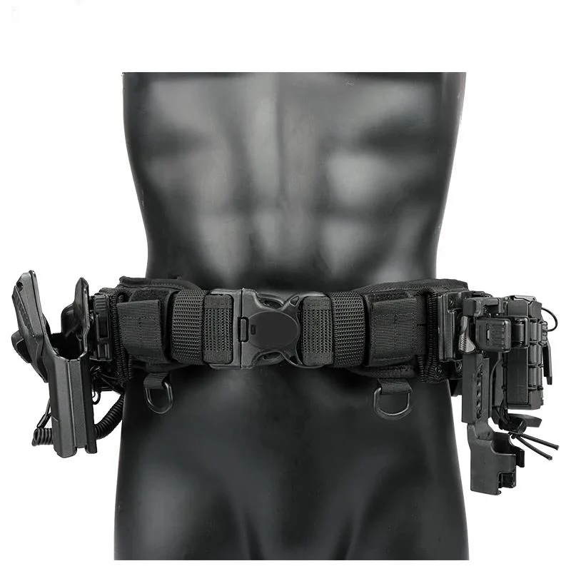 Lightweight Camping and Everyday Use Padded Patrol Belts Hunting Gadget Pouch Waist Bag Adjustable Outdoor Tactical Belt